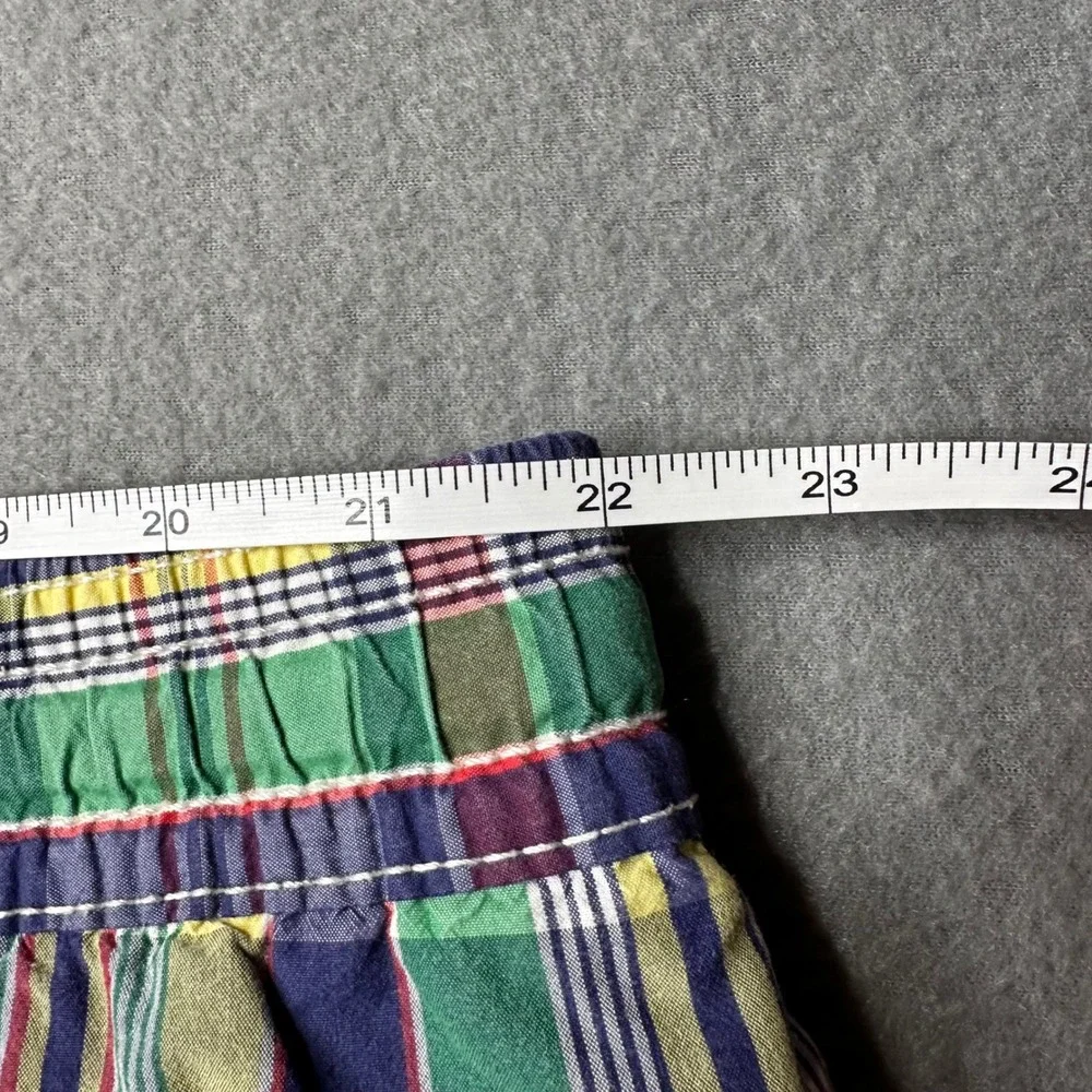 Polo Ralph Lauren Swim Trunks Mens 3XB Multi-Color Plaid Mesh Lined Drawstring
